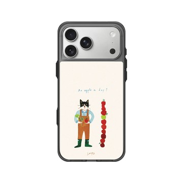 iPhone 17 Pro Max Clear (相機按鈕) 酷墨灰 - Soupy Tang 湯舒皮 - Apple Cat