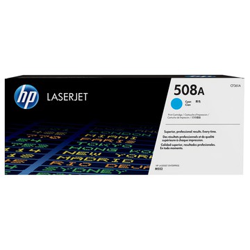 HP 惠普 508A 碳粉匣 CF361A 藍色 適用於HP LaserJet  1個