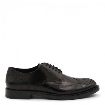 Tod's - Black Leather Oxfors Shoes 10/