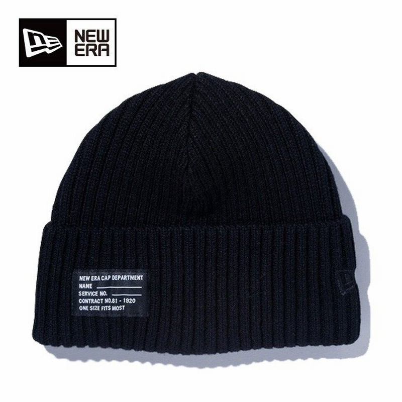 ニューエラ ニット帽 メンズ レディース ミリタリーニット パッチ ブラック New Era 通販 Lineポイント最大0 5 Get Lineショッピング