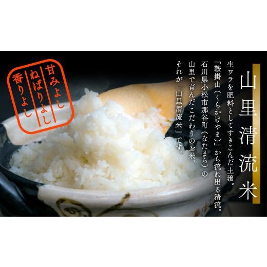 ふるさと納税 石川県 小松市 山里清流米こしひかり玄米 5kg×6回（隔月）