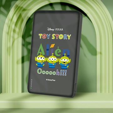 Disney 迪士尼 - ✂附wh貼紙 迪士尼 20W PD超薄磁吸無線快充行動電源 5000mAh-三隻三眼怪