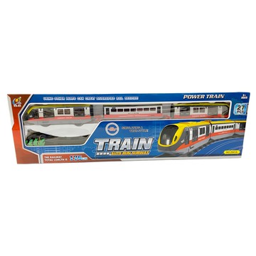 3截式地鐵捷運軌道列車玩具組 軌道全長176cm 2941  1套  顏色隨機  62 x 62 x 5.5cm