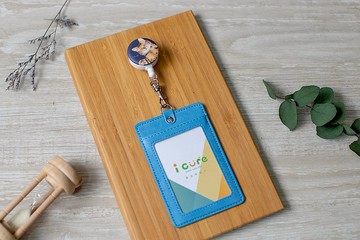 i 好夾 伸縮證件套組 -手繪風系列 / 豹貓_AZH23