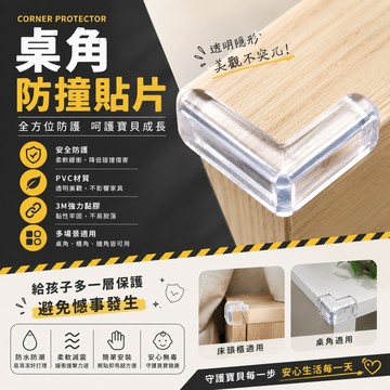 【桌腳防撞】保護嬰幼兒 小朋友 避免憾事發生 家具 桌角 防撞貼片 防護貼PVC材質 3M黏膠不脫落2