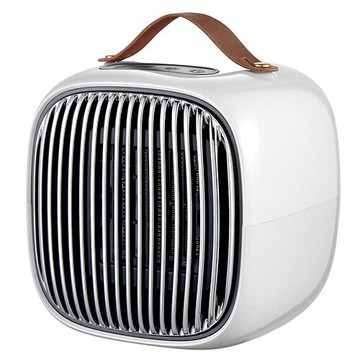 RAKU【日本代購】2秒快速加熱 陶瓷暖風機 電暖器 傾斜斷電 3檔切換溫風－白