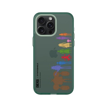 iPhone 15 Pro Max Clear 憂墨綠 - 航海王 One Piece - 海賊團系列-草帽一行人 剪影
