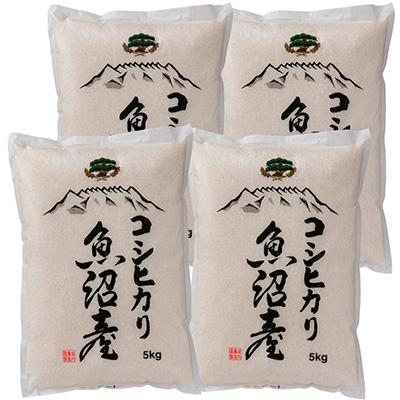 ふるさと納税 南魚沼市 新米 南魚沼産コシヒカリ 白米20kg(5kg×4袋)令和5年産