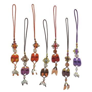 中國結手工編織吊飾│包鞋│手作吊飾 包包掛飾 聖誕禮物