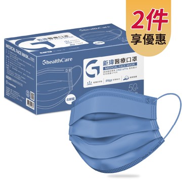 【鉅瑋】醫療口罩-北歐藍 50入