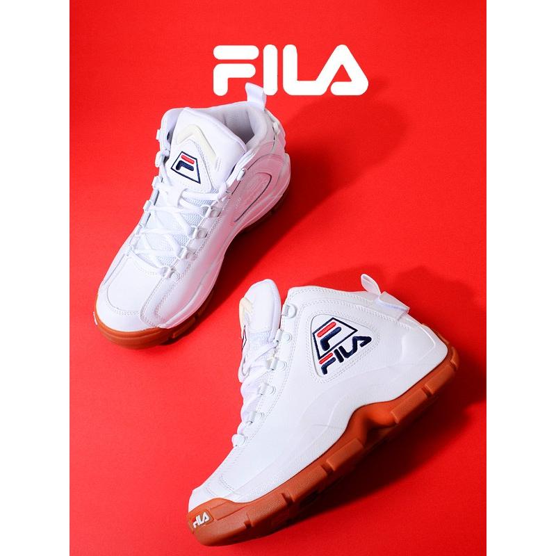 FILA バスケットシューズ ホワイト/オレンジ 限定 FILA バスケットシューズ ホワイト/オレンジ 限定