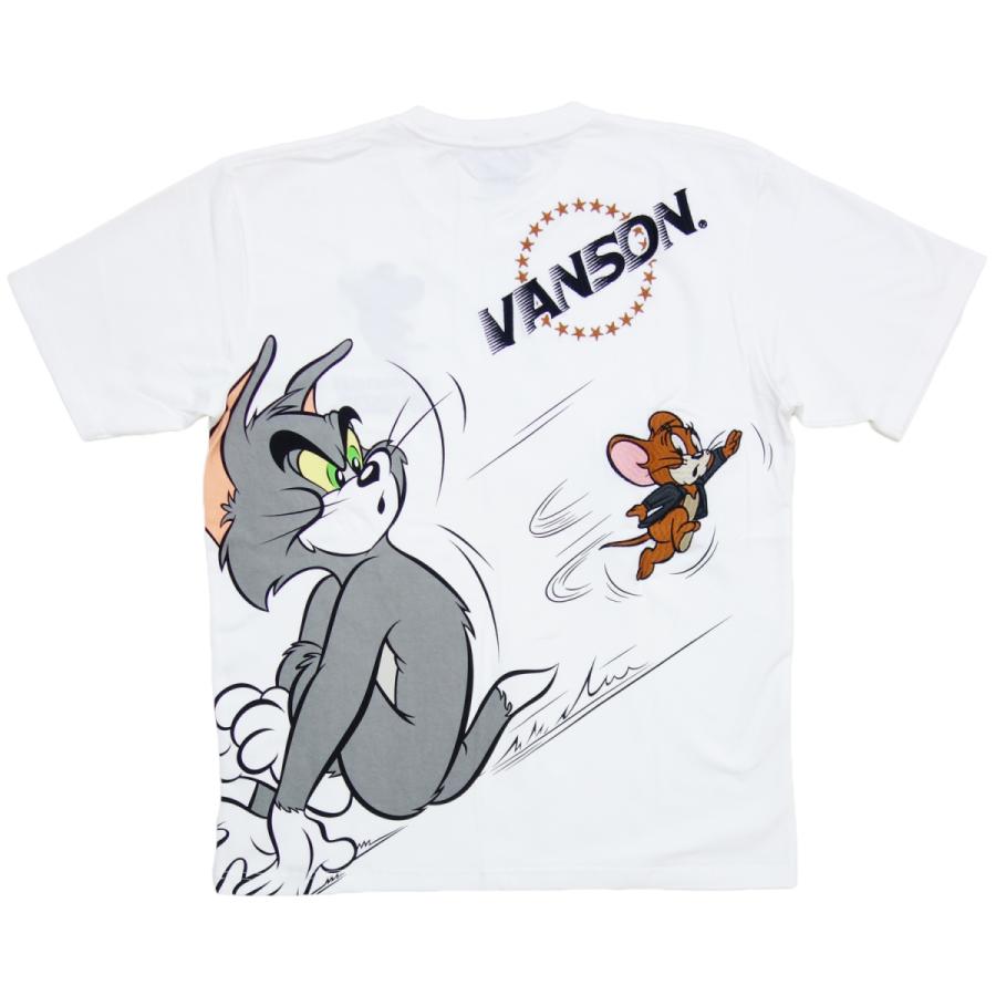 バンソン トムとジェリー コラボ 半袖 Tシャツ 白 TJV-2225 | LINE ...