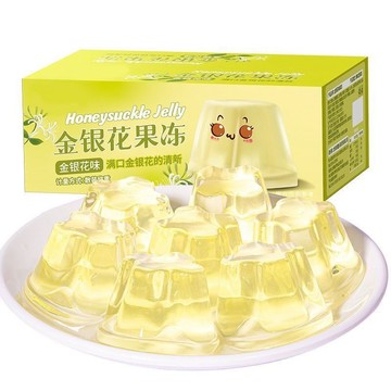 金銀花 果凍 清新 零食 兒童 果凍 清凉 Q彈 清潤 解饞 清爽 酸甜