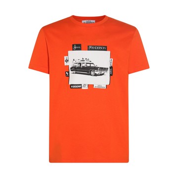 A.p.c. X Jw Anderson - Orange Cotton T-shirt