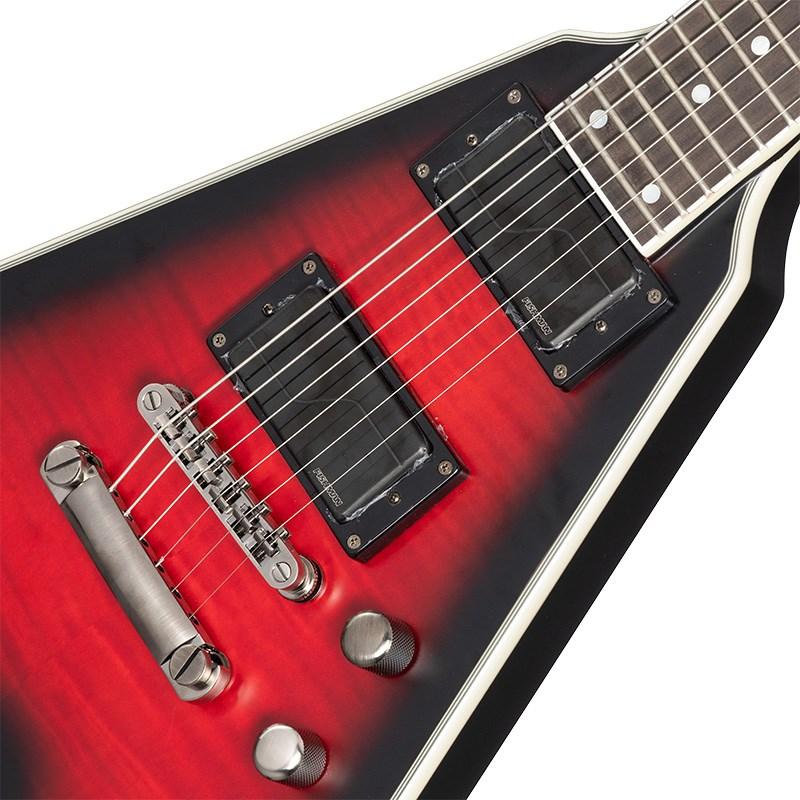 Epiphone Dave Mustaine Prophecy Flying V Figured (Aged Dark Red Burst)