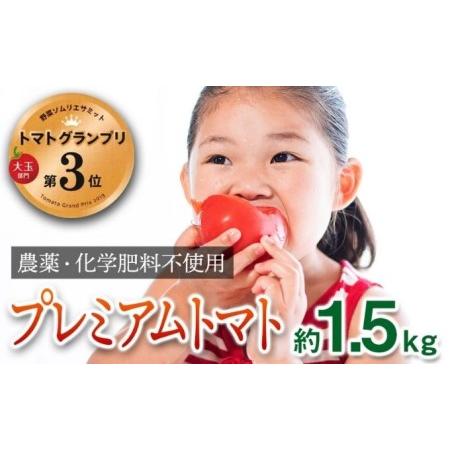 ふるさと納税 栽培期間中農薬化学肥料不使用 こだわりのプレミアムトマト 約1.5kg 兵庫県姫路市