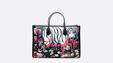 ANDERLOS 安德羅斯 夢幻花園 粉玫瑰 印花手提包