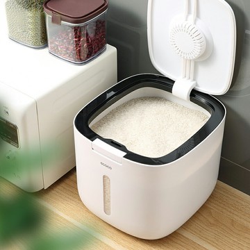 廚房裝米桶防蟲防潮密封家用米缸20斤面粉儲存罐10網紅收納儲米箱