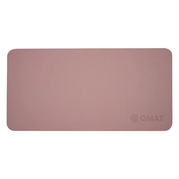 QMAT 台灣製 運動跪墊  霧粉色  1個  L(60 x 30 x 3cm)