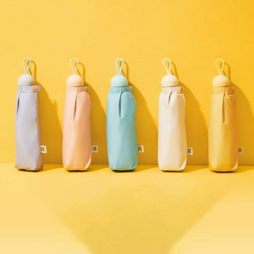 eat me. 小巧降溫冰淇淋五折傘 (多色任選) 奶霜白