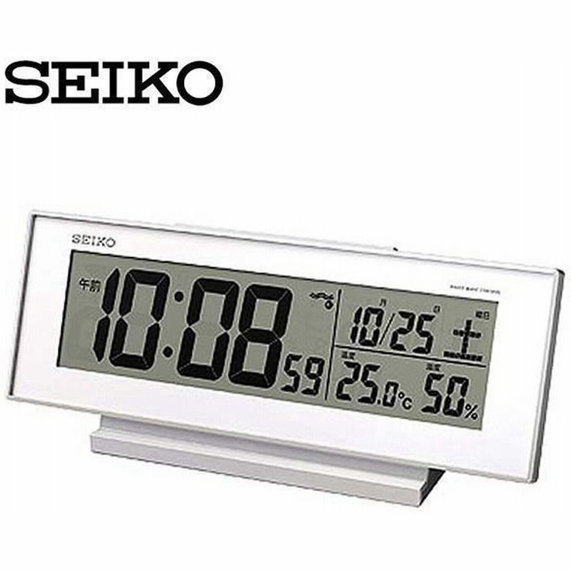 セイコー 電波時計 電波目覚まし時計 Sq762w デジタル 置時計 置き時計 めざまし時計 おすすめ 人気 通販 Lineポイント最大0 5 Get Lineショッピング