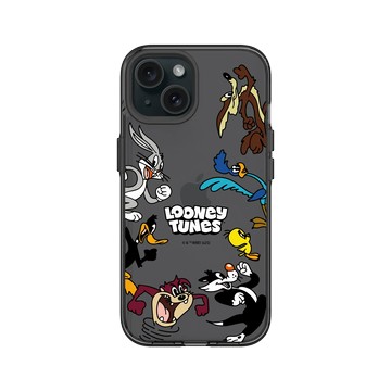 iPhone 15 Clear 酷墨灰 - 樂一通 Looney Tunes - 馬拉松