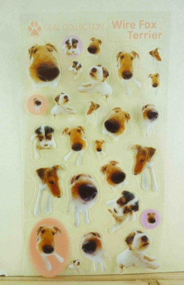 【震撼精品百貨】新大頭狗_The Dog~透明貼紙-狐狸犬