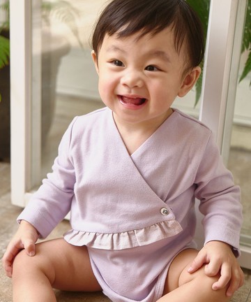 荷葉搖擺新生兒包屁衣