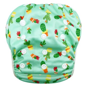 我家寶貝 嬰幼童調節式內褲型泳褲 TPU防水布 網眼布 防滲漏 舒適親膚 春夏季適用  0-3歲  1件