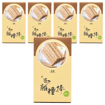 永禎 活力雜糧棒 糙米牛奶  104g  5盒