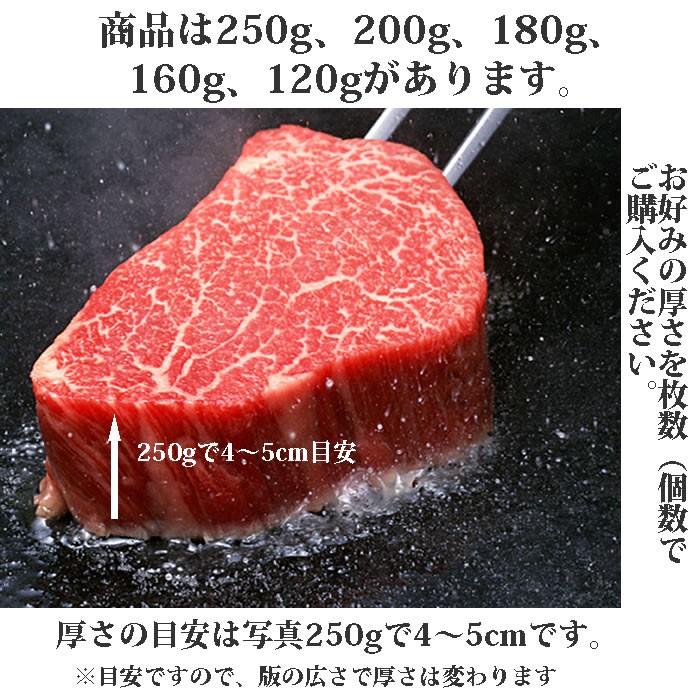 敬老の日 牛肉 牛ヒレ ステーキ  200g 焼き方レシピ付 シャトーブリアン ブロック ひれ 赤身 黒毛和牛 フィレ  A4 バーベキュー BBQ ギフト