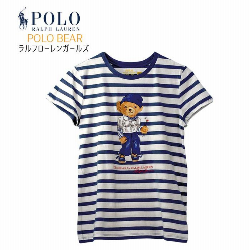 ラルフローレンガールズ RALPH LAUREN POLO BEAR ポロベアー 半袖T