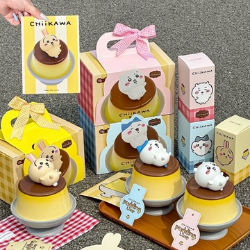 【預購】iSNEAKERS｜Chiikawa 吉伊卡哇 布丁燈 氛圍小夜燈 禮盒 三款