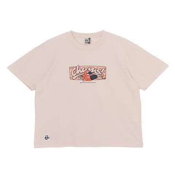 CHUMS 男女款 Anti-Bug CHUMS Graffiti T-Shirt短袖上衣 霜粉色_CH012507R058