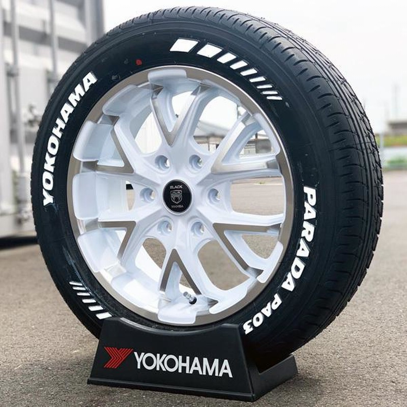 即納 車検対応 ホワイトレター 200系 ハイエース レジアスエース 新品 17インチ タイヤホイールセット 4本 YOKOHAMA PARADA  PA03 215/60R17 | LINEブランドカタログ