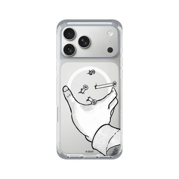 iPhone 17 Pro Max ClearX (MagSafe 兼容) 霜透灰 - 伊藤潤二驚選集 Junji Ito - 詛咒
