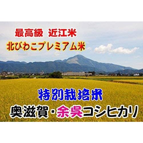 新米 令和5年産 滋賀県産 特別栽培 プレミアム コシヒカリ5kg 出荷日精米 (玄米のまま 5kgでお届け)