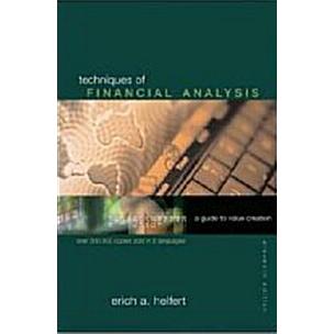 Techniques of Financial Analysis (Paperback  11th Edition)