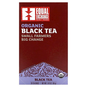 Equal Exchange, 有機紅茶，20 茶包，1.41 盎司（40 克）