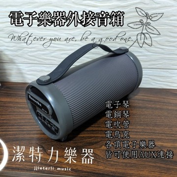 【潔特力樂器】台灣現貨 充電式樂器外接音箱 電子琴 電鋼琴 電吹管 電烏克 等各項電子樂器皆可連接AUX使用