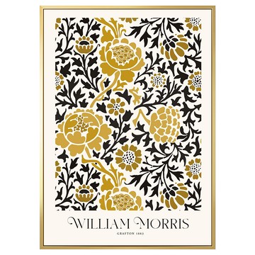 菠蘿選畫所 William Morris Grafton 掛畫 1883  30 x 40cm  金色