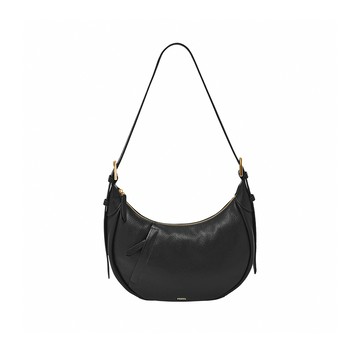 Sutton 真皮半月斜背包 (兩色可選)