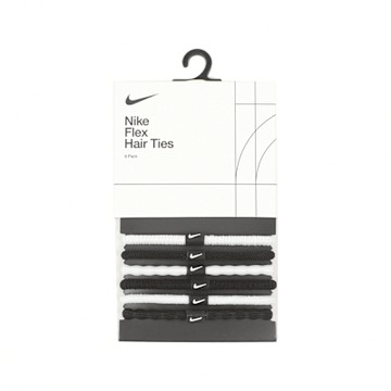 Nike 髮圈 Flex Hair Ties 髮帶 黑 白 綁頭髮 6入組 N100919415-2OS