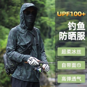 桃園出貨✨【高倍防曬】夏季防曬冰絲衣男輕薄款大碼透氣紫外線夾克連帽戶外