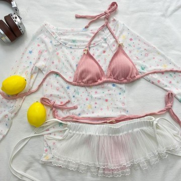 【2026新款】泳衣 女 甜美 多巴胺 糖果色 少女 性感 小胸 比基尼 海邊 溫泉 度假 泳裝❤Upton