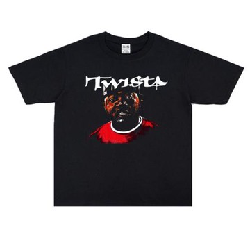 中西部匪幫說唱歌手Twista嘻哈饒舌街頭寬松T恤短袖純棉圓領重磅