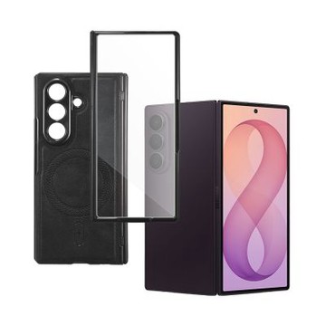 Metal-Slim Samsung Galaxy Z Fold 8 Ultra 5G 殼貼一體全包式 時尚貼皮磁圈保護殼