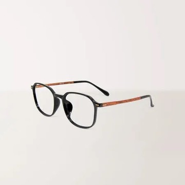 【ASLLY】木紋方框濾藍光眼鏡