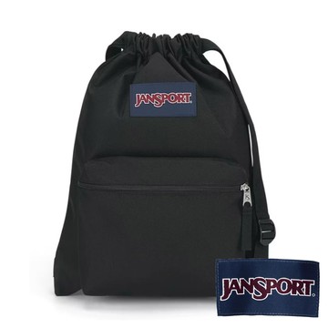 【JANSPORT】DRAW SACK後背包14L『經典黑』0A83LQ 戶外 露營 健行 休閒 時尚 旅遊 後背包