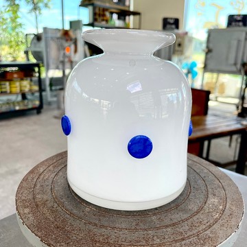 雪精靈 普普風 手作玻璃花器 純手工吹製